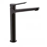 Змішувач для умивальника Frap F1062-2 високий, чорний Змішувач для умивальника Frap F1062-2 високий, чорний