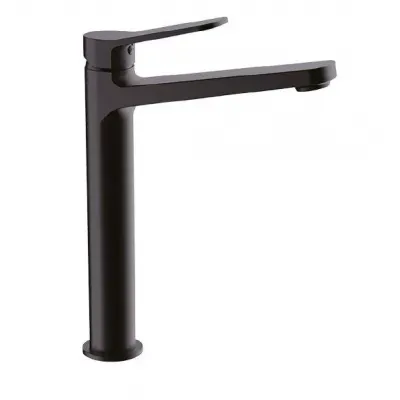 Змішувач для умивальника Frap F1062-2 високий, чорний Змішувач для умивальника Frap F1062-2 високий, чорний