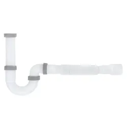 P1010 напівсифон 1 1/2*40, без випуску, прямоточний, гофротруба 40*40/50 {35} P1010 напівсифон 1 1/2*40, без випуску, прямоточний, гофротруба 40*40/50 {35}