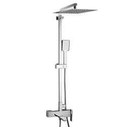 Душова система GAPPO G2418, вилив - перемикач на лійку, хром Душова система GAPPO G2418, вилив - перемикач на лійку, хром