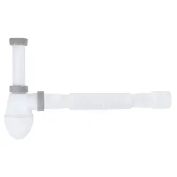 U1012 напівсифон 1 1/4*32, без випуску, гофротруба 40*40/50 {45} U1012 напівсифон 1 1/4*32, без випуску, гофротруба 40*40/50 {45}