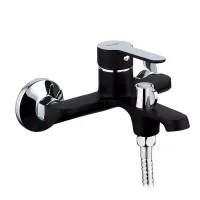Змішувач для ванни Frap F3242, чорний/хром Змішувач для ванни Frap F3242, чорний/хром