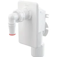 APS4 Сифон для пральної машинки білий під штукатурку {40}