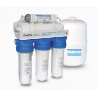 Фільтр зворотного осмосу USTM RO5-12-EMI-MP п'ятиступінчаста система очищення, помпа