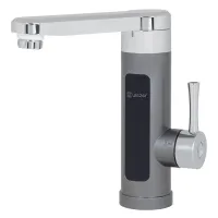 Проточник SDR-H16T-Grey умивальник поворот. вилив гайка (3,3 кВт + датчик темп.) {10/1}