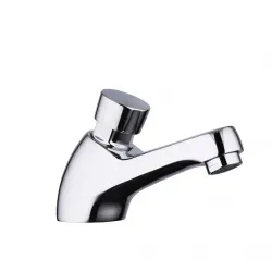 Кран порційний для раковини Frap F520 із затримкою на 7 сек, хром Кран порційний для раковини Frap F520 із затримкою на 7 сек, хром