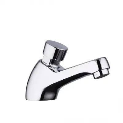 Кран порційний для раковини Frap F520 із затримкою на 7 сек, хром Кран порційний для раковини Frap F520 із затримкою на 7 сек, хром