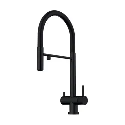 Змішувач для кухні на дві води WEZER TOP4-01-BLACK Змішувач для кухні на дві води WEZER TOP4-01-BLACK