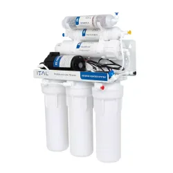 Фільтр зворотного осмосу ITAL RO6-75P, мінералізатор, шестиступенева система очищення, помпа (IT-RO6-75P) Фільтр зворотного осмосу ITAL RO6-75P, мінералізатор, шестиступенева система очищення, помпа (IT-RO6-75P)