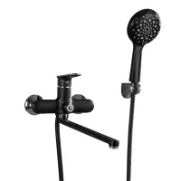 Змішувач для ванни Frap F2249-6, чорний/хром Змішувач для ванни Frap F2249-6, чорний/хром