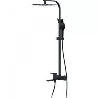 Душова система FAOP A2409-6, вилив - перемикач на лійку, 3-режими, чорний