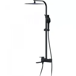 Душова система FAOP A2409-6, вилив - перемикач на лійку, 3-режими, чорний