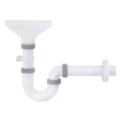 SK1010 сифон з розривом потоку 172х85*40, прямоточ., трубка 40*200, розетка {28/27}