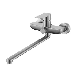 ROK3А-05 ванна одноваж. довг. поворот. вилив. нерж. сталь ?35 (сатин) {8/1}