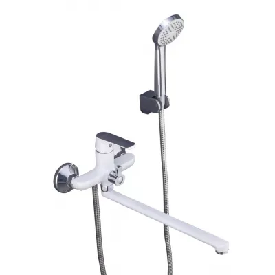 Змішувач для ванни Frap F2231, білий/хром