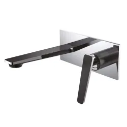 Змішувач для умивальника Frap F1057-22, чорний/хром Змішувач для умивальника Frap F1057-22, чорний/хром