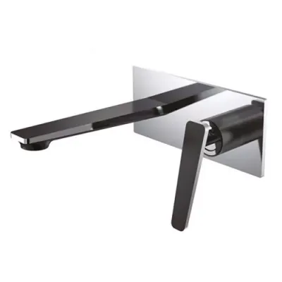 Змішувач для умивальника Frap F1057-22, чорний/хром Змішувач для умивальника Frap F1057-22, чорний/хром