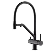 Змішувач для кухні з підключенням фільтра GAPPO G4398-86, чорний Змішувач для кухні з підключенням фільтра GAPPO G4398-86, чорний