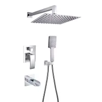 Вбудована душова система GAPPO G7107-20, вилив - перемикач на лійку, 3-функції, хром Вбудована душова система GAPPO G7107-20, вилив - перемикач на лійку, 3-функції, хром