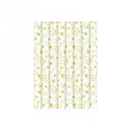 Шторка для ванної і душа Frap F8808, поліетилен, 180 x180 см, жовтий