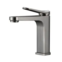 G1010-9 умивальник низький одноваж. лит. вилив лат. гайка ?35 (гангрей) {8/1}