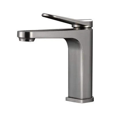 G1010-9 умивальник низький одноваж. лит. вилив лат. гайка ?35 (гангрей) {8/1}