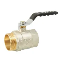 Кран кульовий ITAL PN25 2" вн.-зов., ручка, нікель