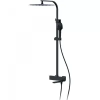 Душова система з термостатом FAOP A2409-60, вилив - перемикач на лійку, 3-режими, чорний