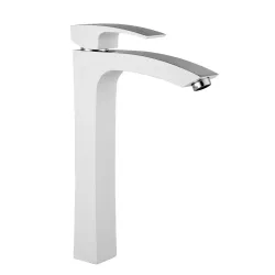 Змішувач для умивальника GAPPO G1007-18, білий/хром Змішувач для умивальника GAPPO G1007-18, білий/хром