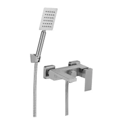 PRO3B-02 ванна одноваж. вилив. коротк. євро перемик.?22 нерж. сталь ?35 (сатин) {12/1}