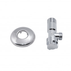 Кран приладовий буксовий Icma 1\2" х3\8" кутовий №519