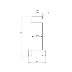 Фільтруючий картридж Icma для фільтрів 1"х1" 1/4 №752 Фільтруючий картридж Icma для фільтрів 1"х1" 1/4 №752