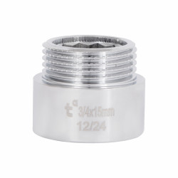 Подовжувач хромований 3/4 15мм