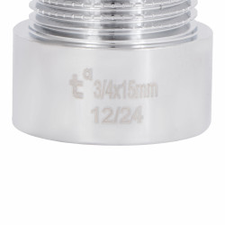 Подовжувач хромований 3/4 15мм