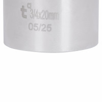 Подовжувач хромований 3/4 20мм