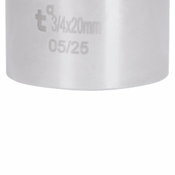 Подовжувач хромований 3/4 20мм