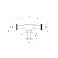 Трійник 16 * 16 * 16 SD
