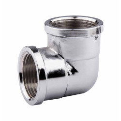 Коліно 1/2" внутрішня * 1/2" внутрішня хромоване Forte