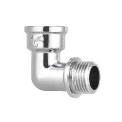 Коілно 1/2" внутрішня * 1/2" зовнішня хромоване Forte