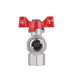 Кран кульовий з американкою 1/2 Forte кутовий Кран кульовий з американкою 1/2 Forte кутовий