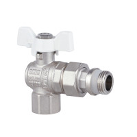 Кран кульовий "Американка" SD Forte 1\2" з антипротіканням кутовий SF223W15 Кран кульовий "Американка" SD Forte 1\2" з антипротіканням кутовий SF223W15