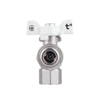 Кран кульовий "Американка" SD Forte 1\2" з антипротіканням кутовий SF223W15 Кран кульовий "Американка" SD Forte 1\2" з антипротіканням кутовий SF223W15