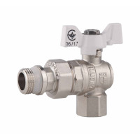 Кран кульовий "Американка" SD Forte 3\4" з антипротіканням кутовий SF223W20