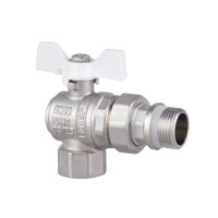 Кран кульовий "Американка" SD Forte 3\4" з антипротіканням кутовий SF223W20