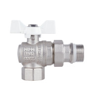 Кран кульовий "Американка" SD Forte 3\4" з антипротіканням кутовий SF223W20