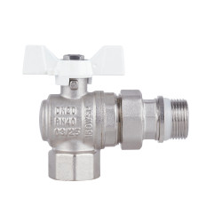 Кран кульовий "Американка" SD Forte 3\4" з антипротіканням кутовий SF223W20