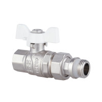 Кран кульовий "Американка" SD Forte 1\2" з антипротіканням прямий SF222W15