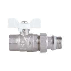 Кран кульовий "Американка" SD Forte 3\4" з антипротіканням прямий SF222W20