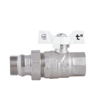 Кран кульовий "Американка" SD Forte 1" з антипротіканням прямий SF222W25 Кран кульовий "Американка" SD Forte 1" з антипротіканням прямий SF222W25