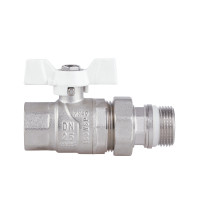 Кран кульовий "Американка" SD Forte 1" з антипротіканням прямий SF222W25 Кран кульовий "Американка" SD Forte 1" з антипротіканням прямий SF222W25